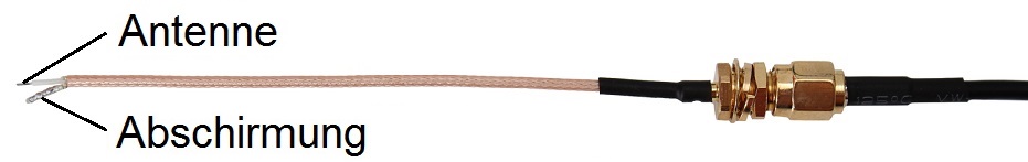 433Mhz Antenne Außenantenne 3m Kabel Garagentor Torantrieb Funk